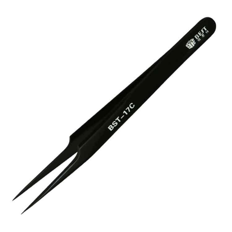 BEST BST-17C Newest Extra Long Precision Stainless Steel Eyelash Extension Volume Tweezers