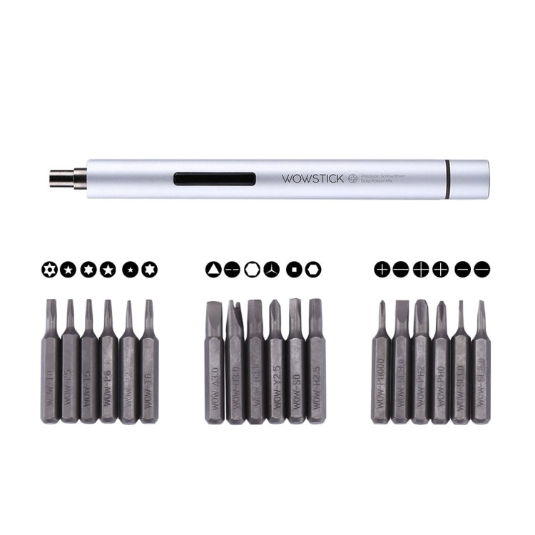 Wowstick 19 in 1 Dual Power Smart Hand Pen Screwdriver Kits Precision Bits Repair Tool for Phones & Tablets