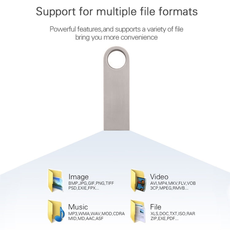 64GB Metal USB 2.0 Flash Disk, 64GB