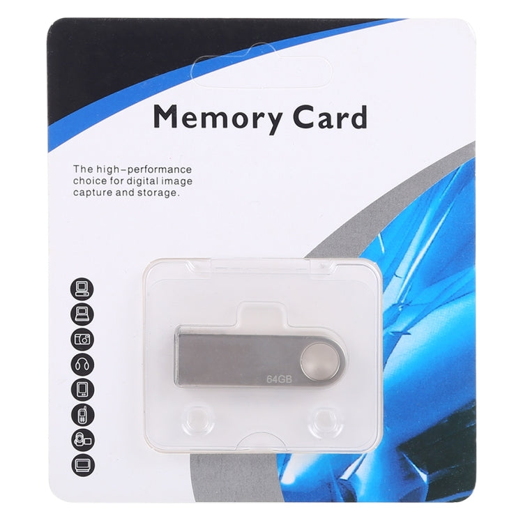 64GB Metal USB 2.0 Flash Disk, 64GB
