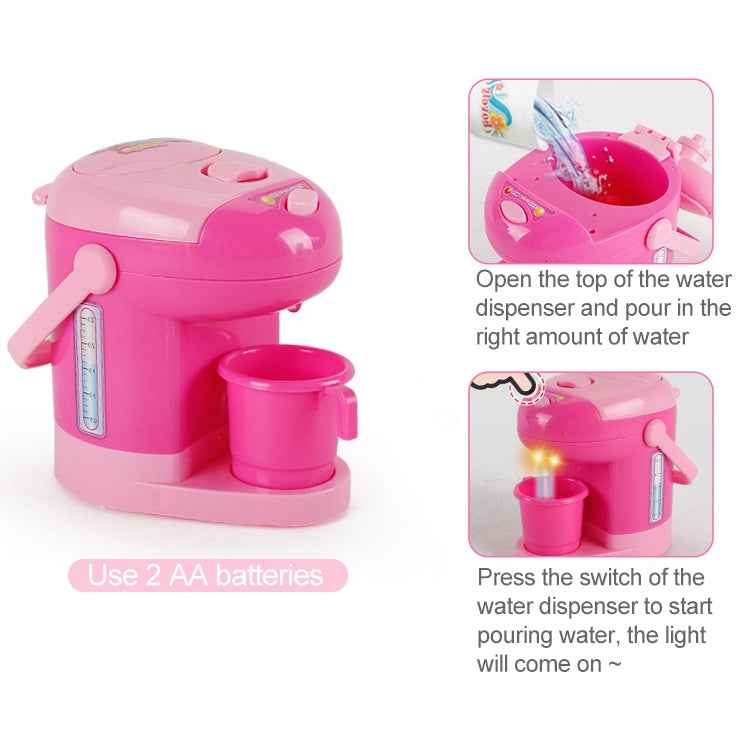 Mini Water Dispenser Pretend Play Children Simulation Appliances Toys, 3692