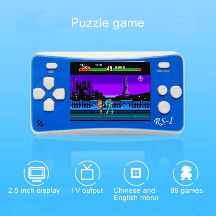 RS-1 Retro Portable Handheld Game Console, 2.5 inch 8 Bits True Color LCD, Built-in 152 Kinds Games