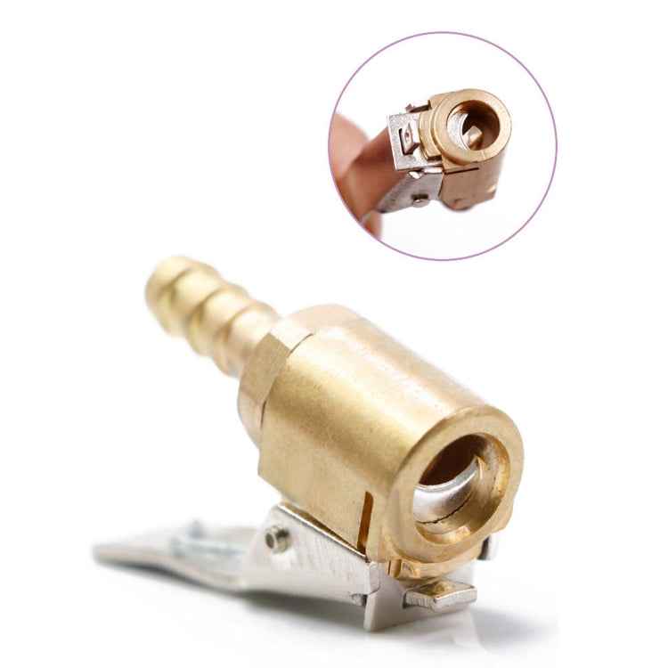 8mm Car Tyre Wheel Tire Air Chuck Inflator Pump Valve Clip Clamp Connector