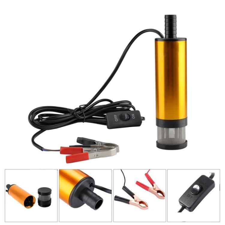 24V Car Electric DC Fuel Pump Submersible Pump, 38mm External Filter Version