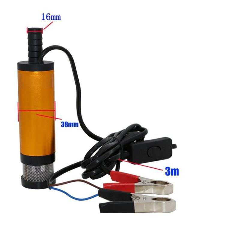 24V Car Electric DC Fuel Pump Submersible Pump, 38mm External Filter Version, 24V 38mm External Filter Version