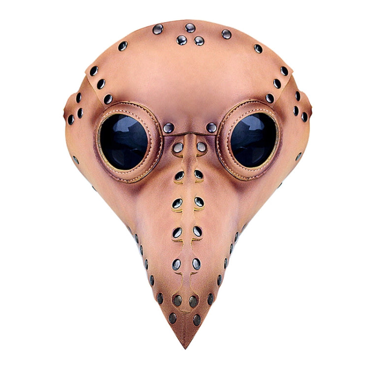 HG65005 Halloween Dress Up Props Rivets Beak Shape Mask, Rivets Brown, Rivets Black, Rivets White