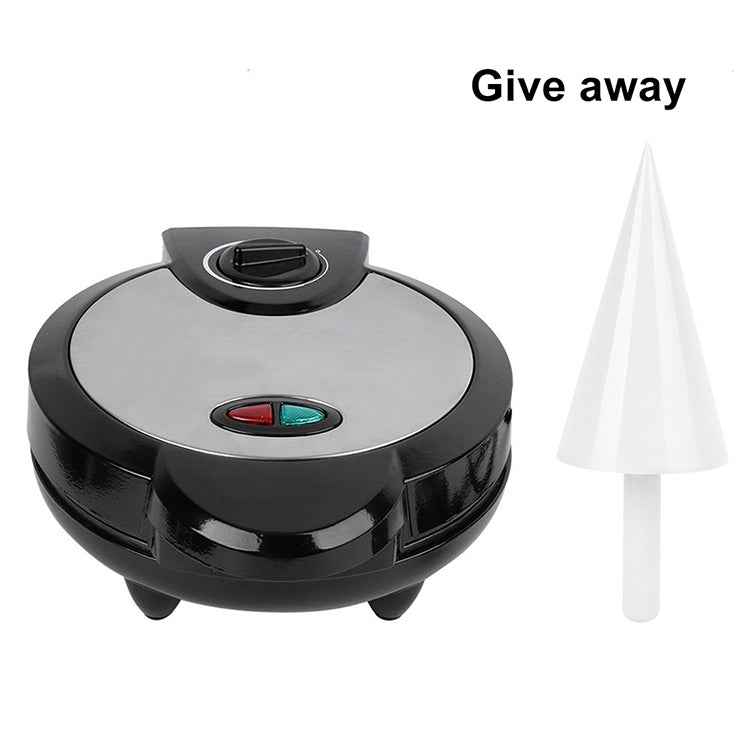 Electric Egg Roll Maker DIY Ice Cream Cone Machine Crispy Omelet Machine Pancake Machine, EU Plug