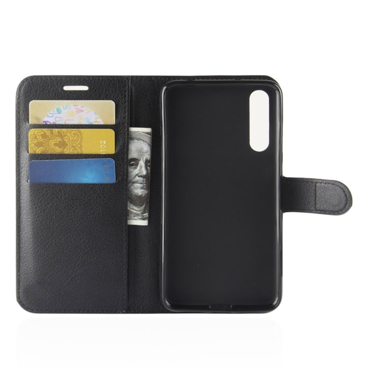 For Huawei P20 Pro Litchi Texture Horizontal Flip Leather Case with Wallet & Holder & Card Slots
