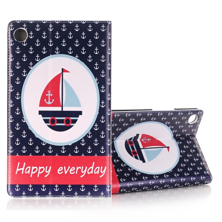 Shockproof Horizontal Flip Leather Case for Huawei MediaPad M5 8 inch, with Wallet & Holder & Card Slots & Photo Frame