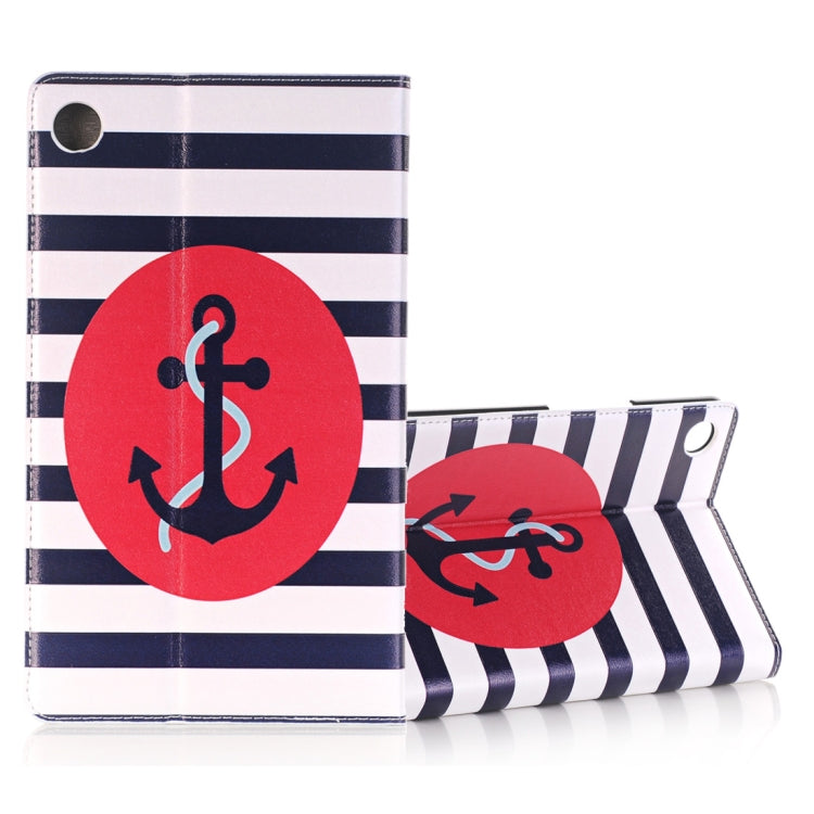 Shockproof Horizontal Flip Leather Case for Huawei MediaPad M5 8 inch, with Wallet & Holder & Card Slots & Photo Frame