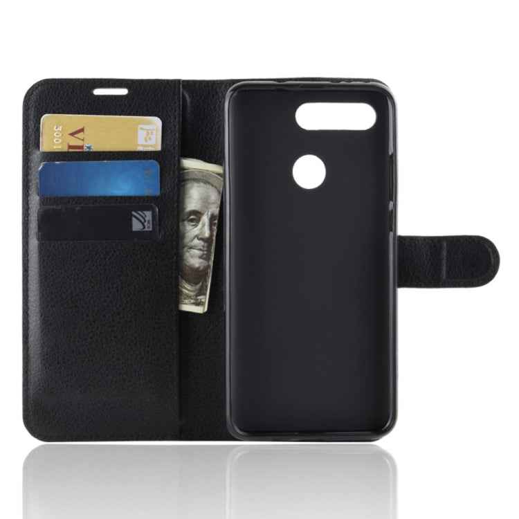 Litchi Texture Horizontal Flip Leather Case for Huawei Honor View 20, with Wallet & Holder & Card Slots, For Honor View 20