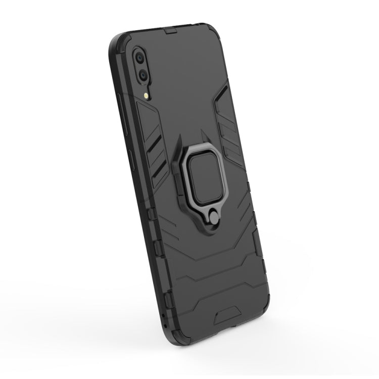 PC + TPU Shockproof Protective Case for Huawei Enjoy 9, with Magnetic Ring Holder, For Huawei Enjoy 9