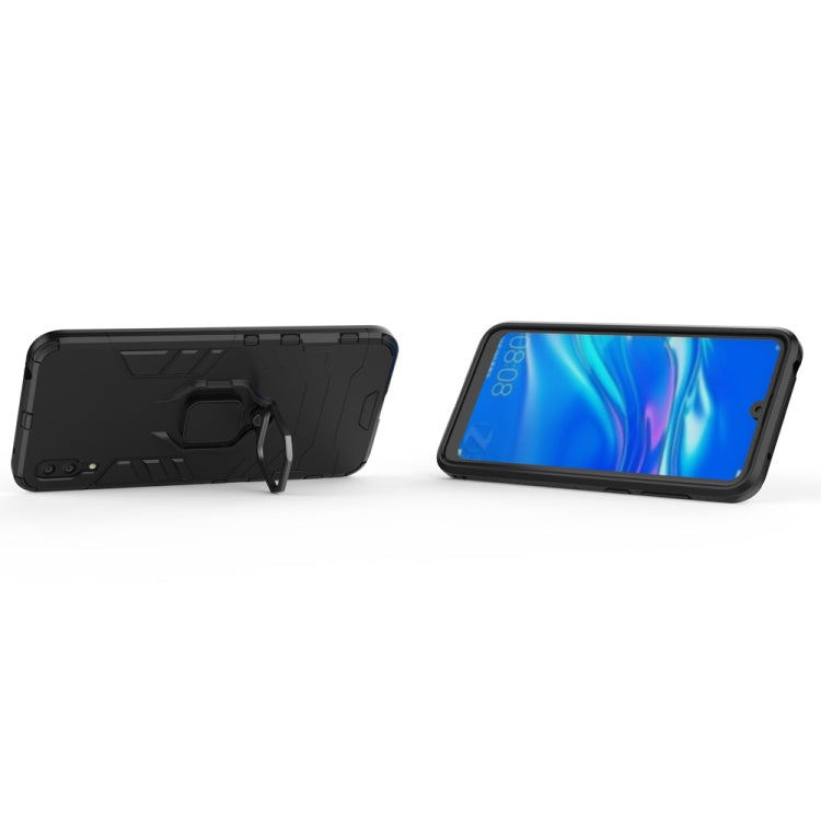 PC + TPU Shockproof Protective Case for Huawei Enjoy 9, with Magnetic Ring Holder, For Huawei Enjoy 9