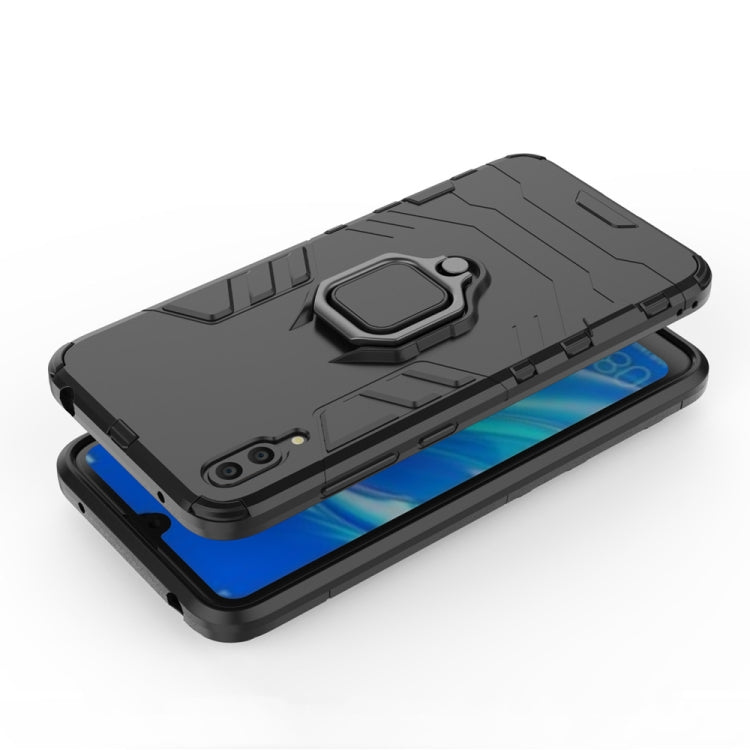 PC + TPU Shockproof Protective Case for Huawei Enjoy 9, with Magnetic Ring Holder, For Huawei Enjoy 9