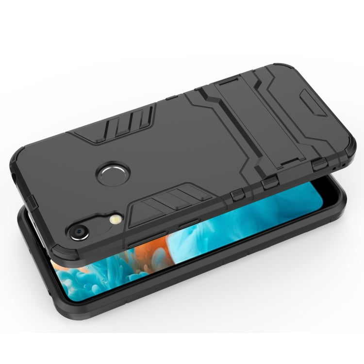 Shockproof PC + TPU Case for Huawei Y6 (2019), with Holder, For Huawei Y6 (2019), For Huawei Y6 (2019)