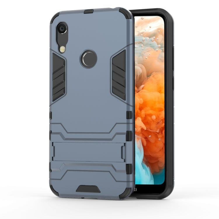 Shockproof PC + TPU Case for Huawei Y6 (2019), with Holder, For Huawei Y6 (2019), For Huawei Y6 (2019)
