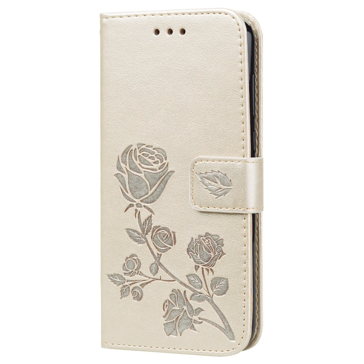 Rose Embossed Horizontal Flip PU Leather Case for Huawei Honor 8S / Y5 (2019), with Holder & Card Slots & Wallet