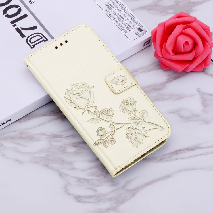 Rose Embossed Horizontal Flip PU Leather Case for Huawei Honor 8S / Y5 (2019), with Holder & Card Slots & Wallet