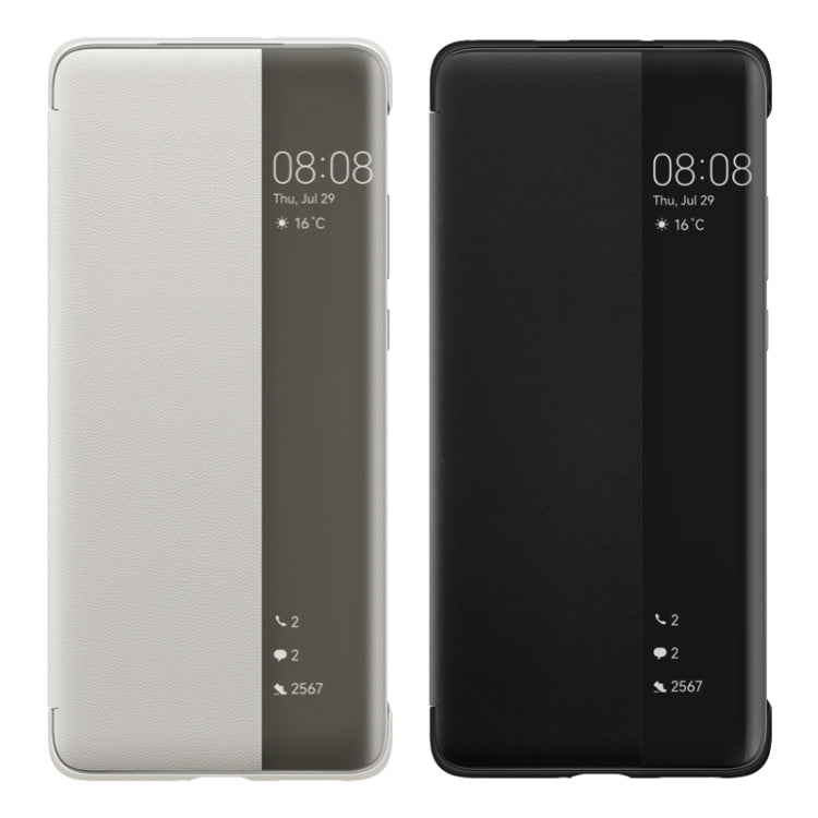 Étui de protection en cuir à rabat avec fonction veille/réveil pour Huawei P50 Pro