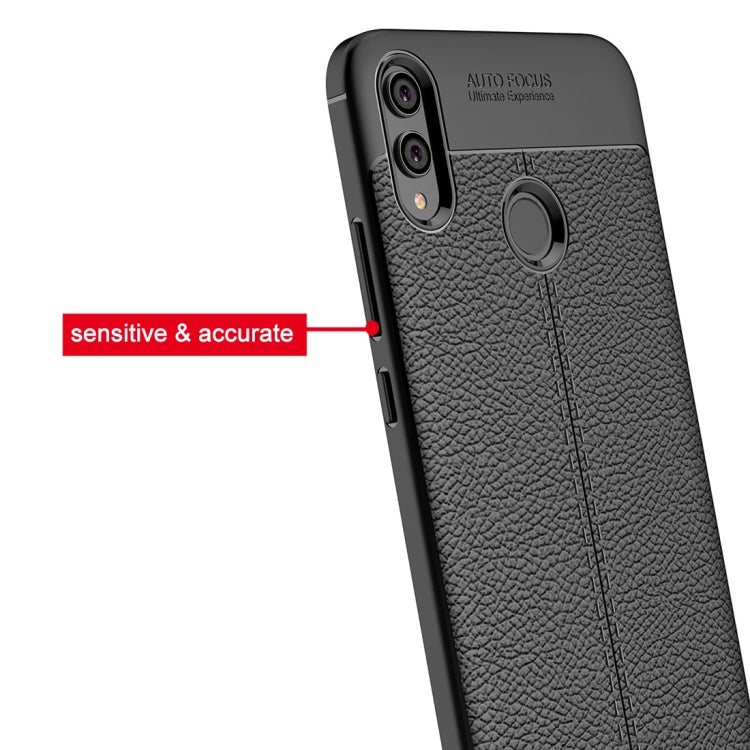 Litchi Texture TPU Shockproof Case for Huawei Honor 8X, For Huawei Honor 8X