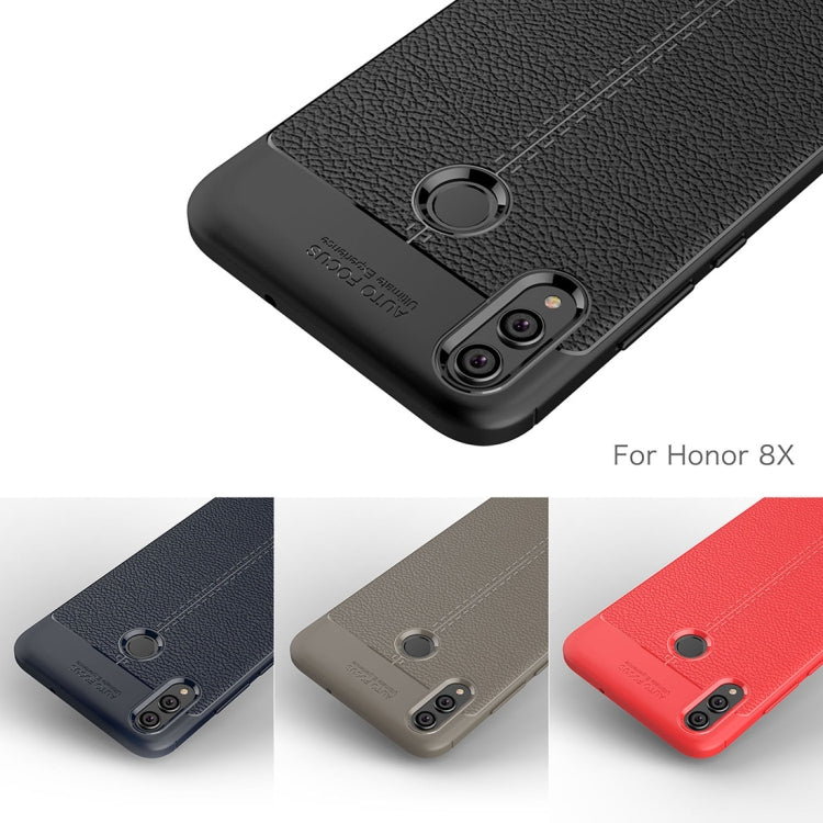 Litchi Texture TPU Shockproof Case for Huawei Honor 8X, For Huawei Honor 8X