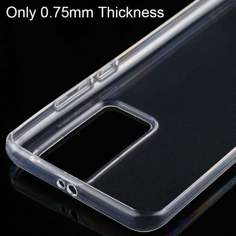 For Huawei P40 0.75mm Ultrathin Transparent TPU Soft Protective Case