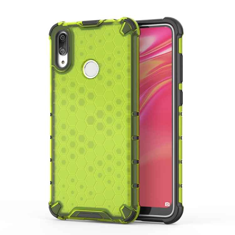 Honeycomb Shockproof PC + TPU Case for Huawei Y7(2019)
