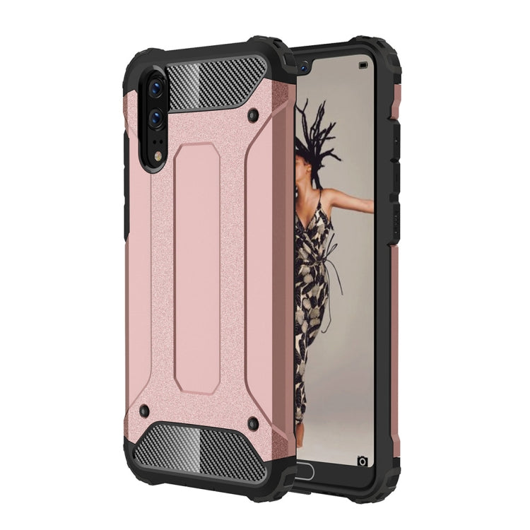For Huawei P20 Full-body Rugged TPU + PC Combination Back Cover Case