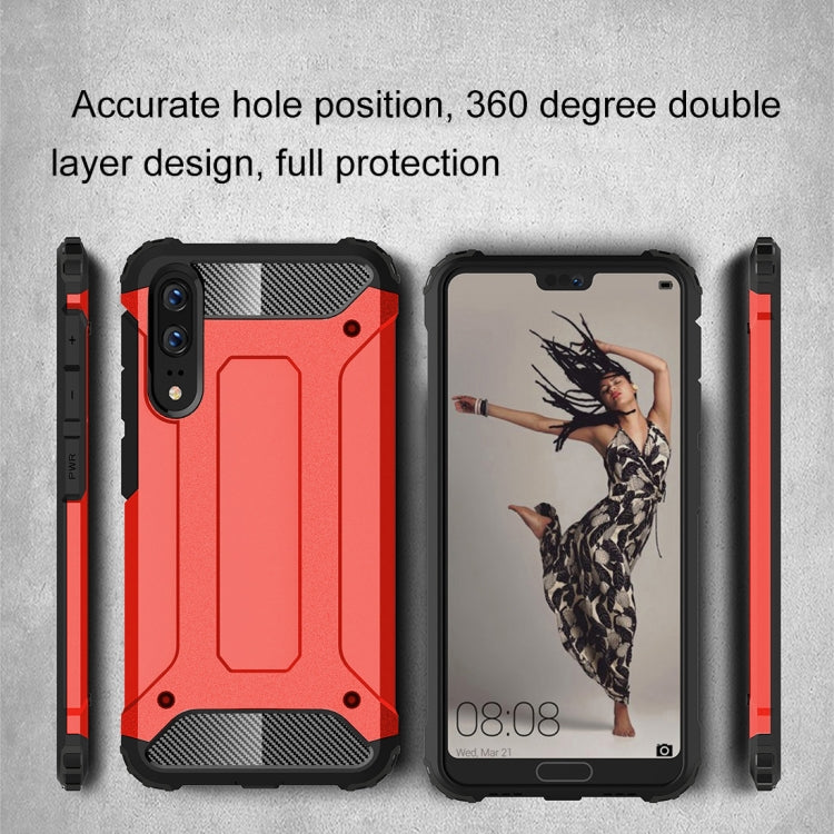For Huawei P20 Full-body Rugged TPU + PC Combination Back Cover Case