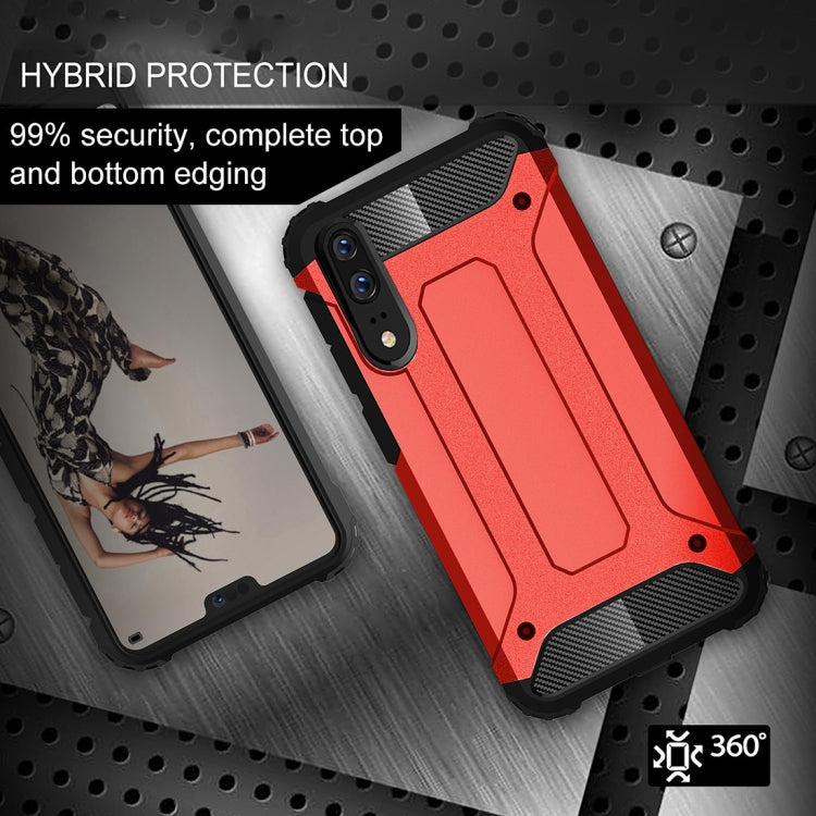 For Huawei P20 Full-body Rugged TPU + PC Combination Back Cover Case