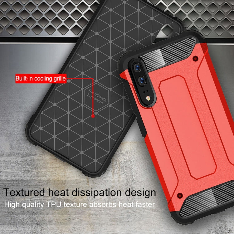 For Huawei P20 Full-body Rugged TPU + PC Combination Back Cover Case