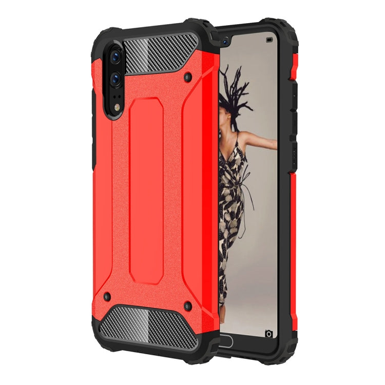 For Huawei P20 Full-body Rugged TPU + PC Combination Back Cover Case