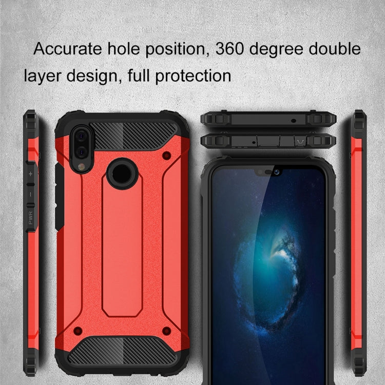For Huawei P20 Lite Full-body Rugged TPU + PC Combination Back Cover Case , For Huawei P20 Lite, Huawei P20 Lite
