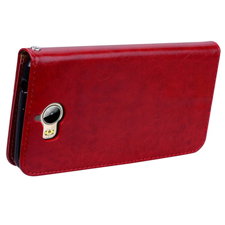 For Huawei Y5 (2017) / Y6 (2017) Business Style Oil Wax Texture Horizontal Flip Leather Case with Holder & Card Slots & Hand Strap, For Huawei Y5 (2017) / Y6 (2017), For Huawei Y5 (2017)