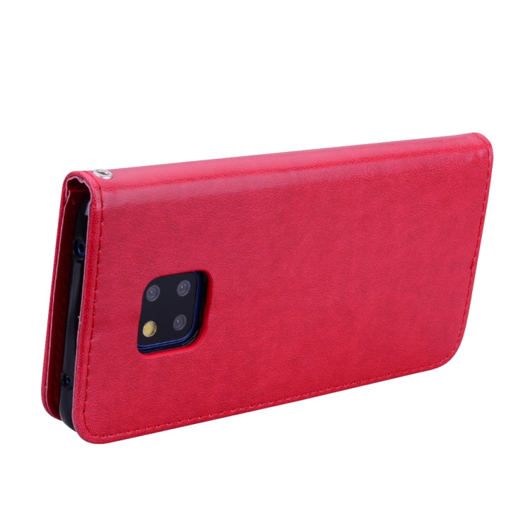 Rose Embossed Horizontal Flip PU Leather Case for Huawei Mate 20 Pro, with Holder & Card Slots & Wallet