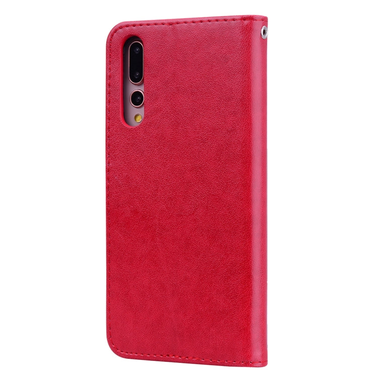 Rose Embossed Horizontal Flip PU Leather Case for Huawei P20 Pro, with Holder & Card Slots & Wallet