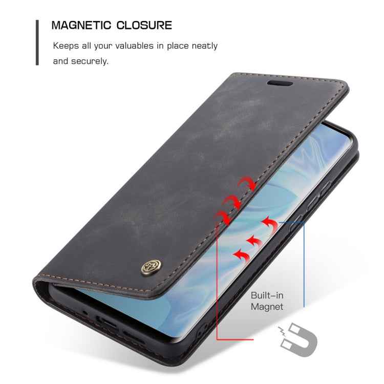 CaseMe-013 Multifunctional Retro Frosted Horizontal Flip Leather Case for Huawei P30, with Card Slot & Holder & Wallet