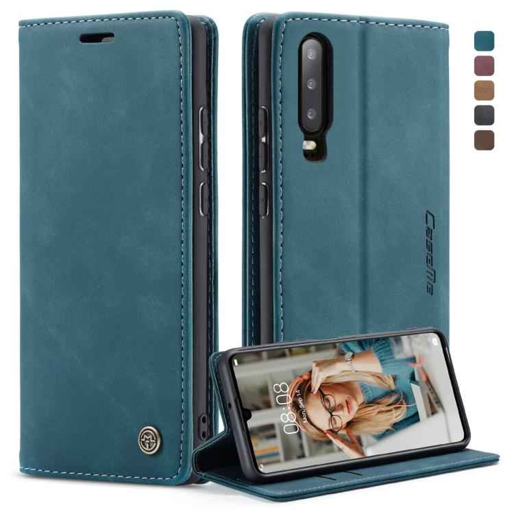 CaseMe-013 Multifunctional Retro Frosted Horizontal Flip Leather Case for Huawei P30, with Card Slot & Holder & Wallet