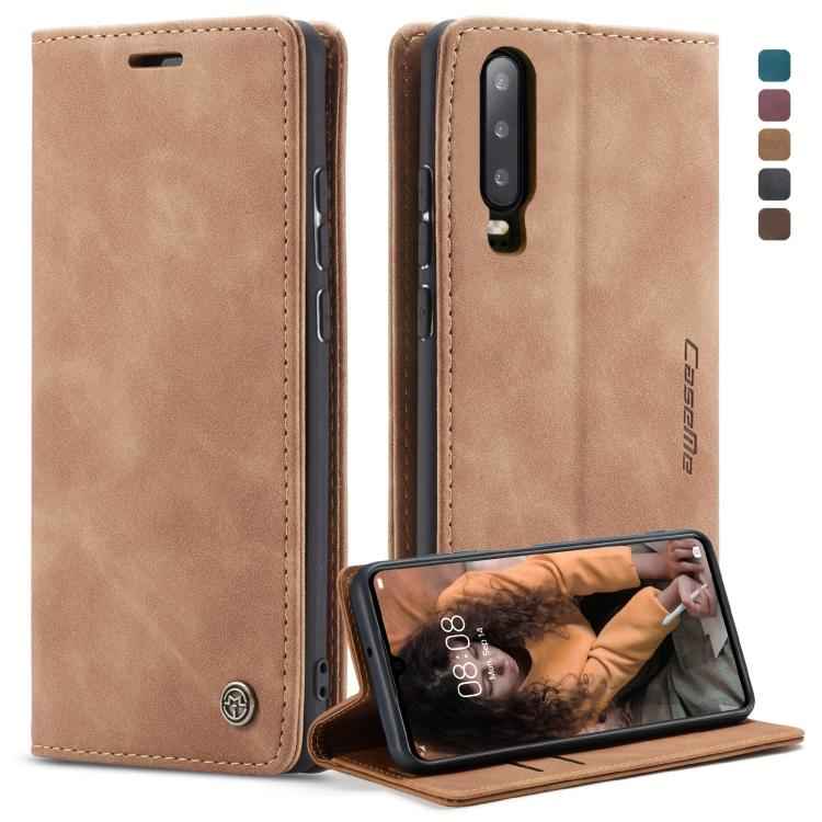 CaseMe-013 Multifunctional Retro Frosted Horizontal Flip Leather Case for Huawei P30, with Card Slot & Holder & Wallet