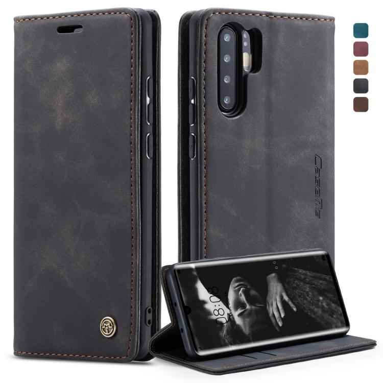 CaseMe-013 Multifunctional Retro Frosted Horizontal Flip Leather Case for Huawei P30 Pro, with Card Slot & Holder & Wallet