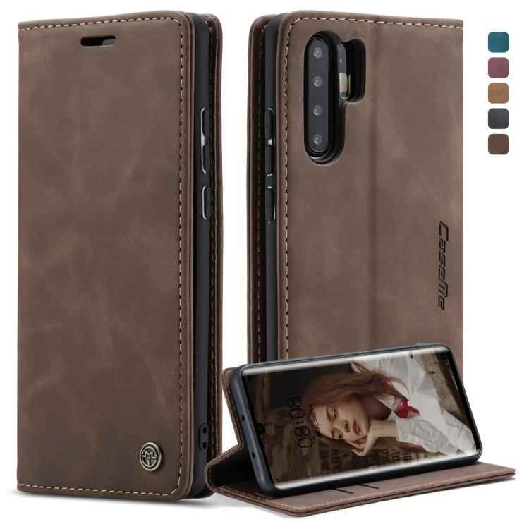 CaseMe-013 Multifunctional Retro Frosted Horizontal Flip Leather Case for Huawei P30 Pro, with Card Slot & Holder & Wallet