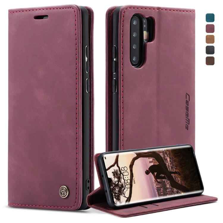 CaseMe-013 Multifunctional Retro Frosted Horizontal Flip Leather Case for Huawei P30 Pro, with Card Slot & Holder & Wallet