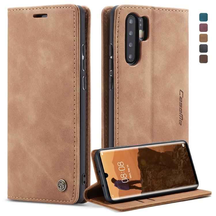 CaseMe-013 Multifunctional Retro Frosted Horizontal Flip Leather Case for Huawei P30 Pro, with Card Slot & Holder & Wallet