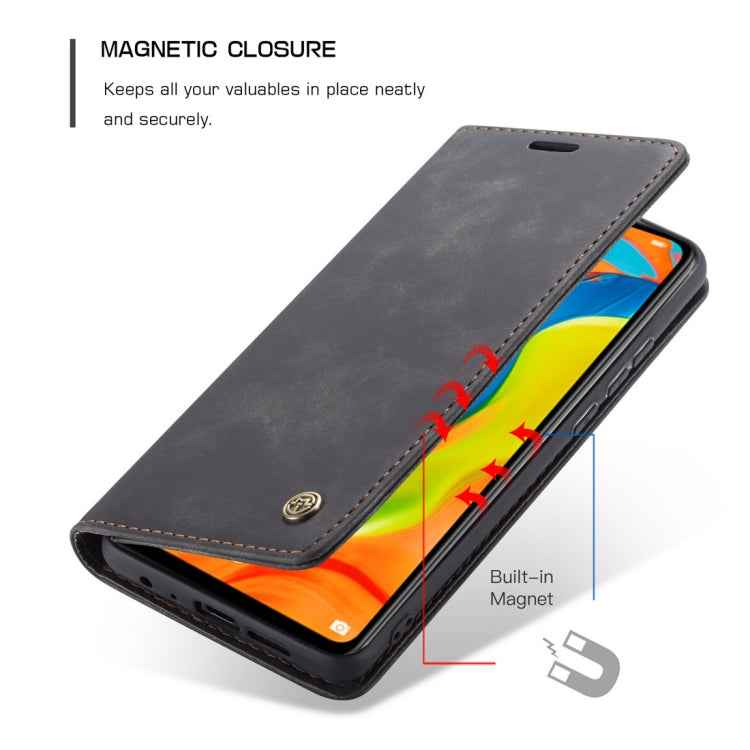CaseMe-013 Multifunctional Retro Frosted Horizontal Flip Leather Case for Huawei P30 Lite, with Card Slot & Holder & Wallet