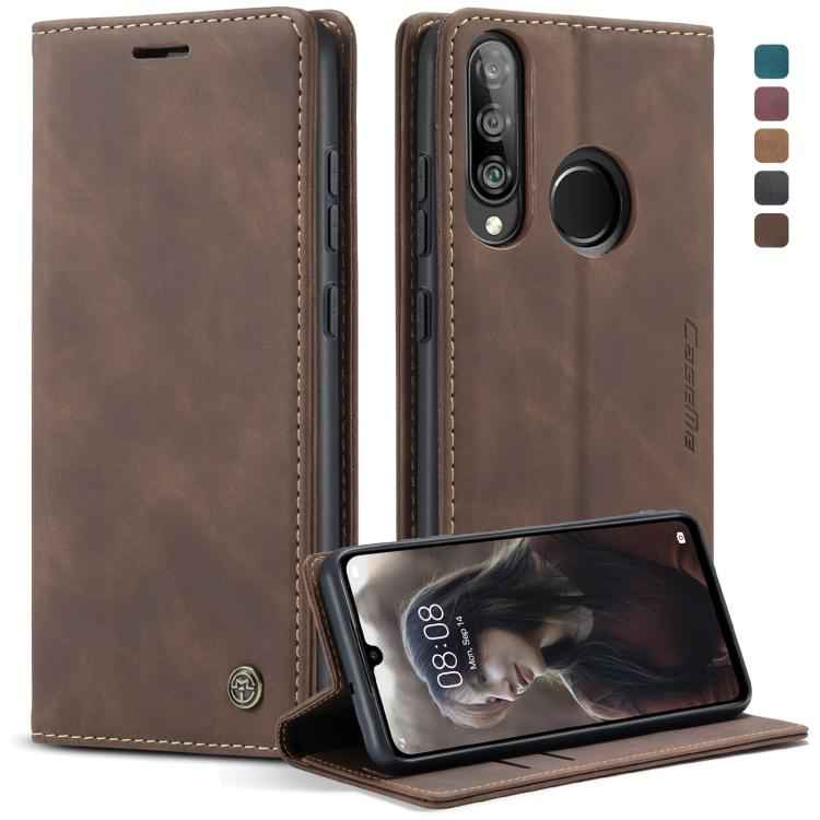 CaseMe-013 Multifunctional Retro Frosted Horizontal Flip Leather Case for Huawei P30 Lite, with Card Slot & Holder & Wallet
