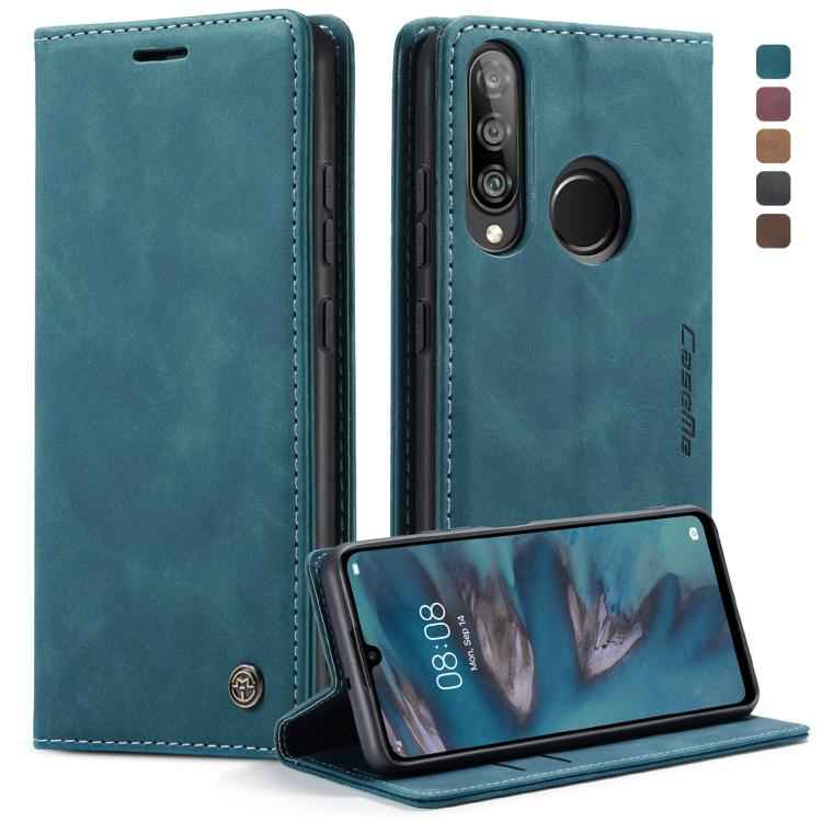 CaseMe-013 Multifunctional Retro Frosted Horizontal Flip Leather Case for Huawei P30 Lite, with Card Slot & Holder & Wallet