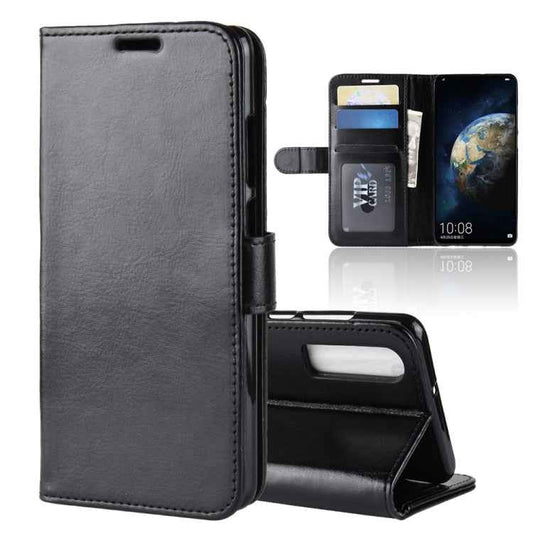 R64 Texture Single Fold Horizontal Flip Leather Case for Huawei P30, with Holder & Card Slots & Wallet