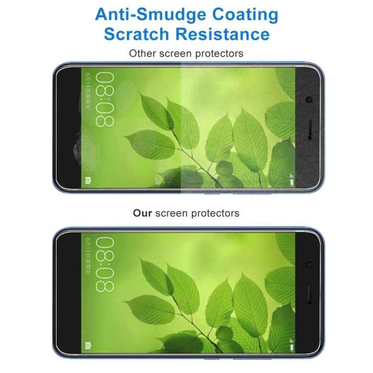 50 PCS for Huawei nova 2 Lite 0.26mm 9H Surface Hardness 2.5D Explosion-proof Tempered Glass Screen Film, No Retail Package