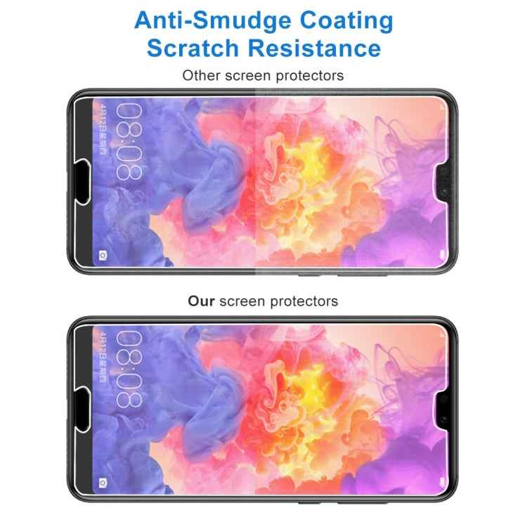 100 PCS for Huawei P20 Pro 0.26mm 9H Surface Hardness 2.5D Explosion-proof Tempered Glass Screen Film