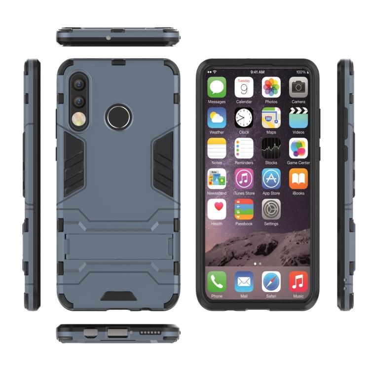 Shockproof PC + TPU Case for Huawei P30 Lite, with Holder, For Huawei P30 Lite